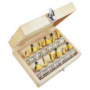 LUX-TOOLS Fräser-Set 12-teilig